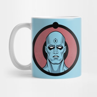 dr manhattan symbole Mug